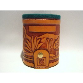 Leather Dice Cup  HIGH QUALITY Made in Mexico. Cubilete de Piel de Alta Calidad
