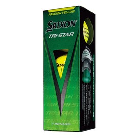 SRIXON TRI-STAR5 Golf Ball YEL Sleeves (Pack of 3) (Yellow/FF/Men's)