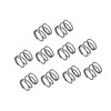 TOP-VIGOR 10Pcs Compression Spring, 1.2mm Wire Dia, 20mm OD, 20mm