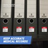 File Folder Medical Alert Chart Labels (2 x 2 inch,