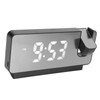 Projection Alarm Clock Time Date Temperature Display 180 Degree Wide