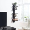 Proman Products - Mounted Spine Bookshelf, Wall Mounted Shelves, Spine