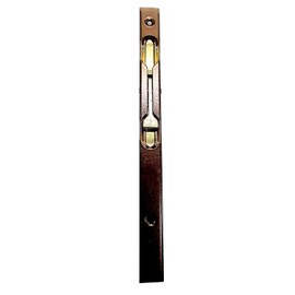 bricoleva.it Steel Lever Lock - For 16mm Wood Doors - Various Colours and Lengths - Bronzed - 20cm