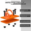 AMBULL 2 Pack Tractor Bucket Hooks with Tie Down Ring,