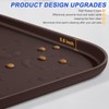 SMILOOL Silicone Pet Feeding Mat with Raised Edge for Food