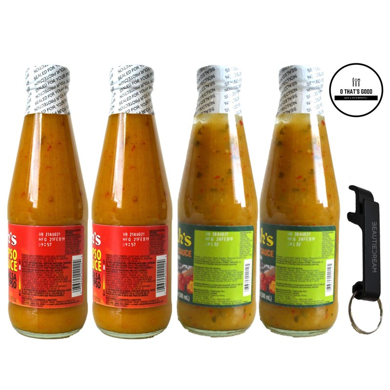 Matouk's West Indian Hot Sauce and Calypso Sauce 10 Ounce