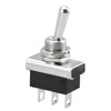 Heschen Metal Toggle Switch Flick Flip, KN3D-102, 12V 25A, ON/ON,