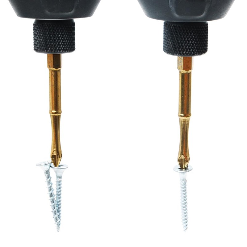 AUTOTOOLHOME 3 inch Titanium Coated Magnetic PH2 Anti Slip Screwdriver