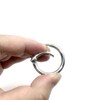 20 Pack 0.75 Inch Keychain Clips，Round Small Carabiner Clip for