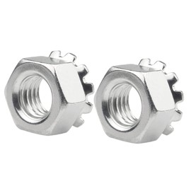 sotoolstop #4-40 Keps Lock Nut Stainless Steel, K-Lock Keps Nuts 304 Stainless Steel 18-8 Lock Nuts, Pack of 100