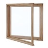 KAIU Vinyl Frame – Solid Wood and Clear Acrylic Wall