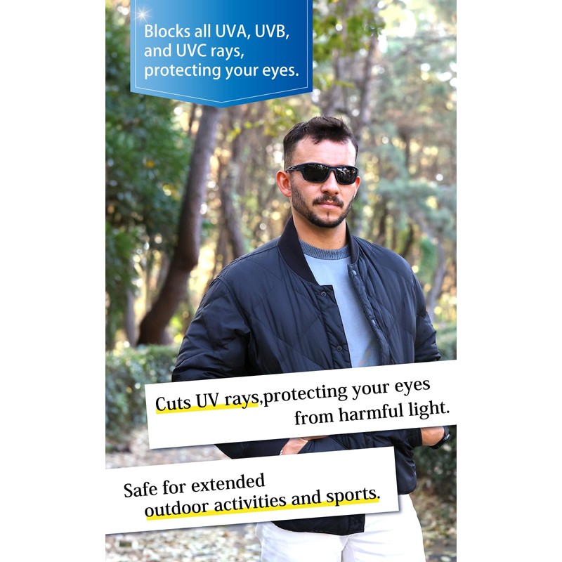 VALERIA Polarised Sports Sunglasses [Wind & Dust Protection] TAC Lenses