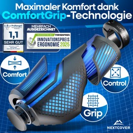 NEXTCOVER® Ergonomic Bicycle Grips with [Comfort Grip Technology] I Universal Bicycle & MTB Grips I Grips Bicycle I Handlebar Grips Bicycle I Bicycle Grips Handlebar Grips Pack of 2