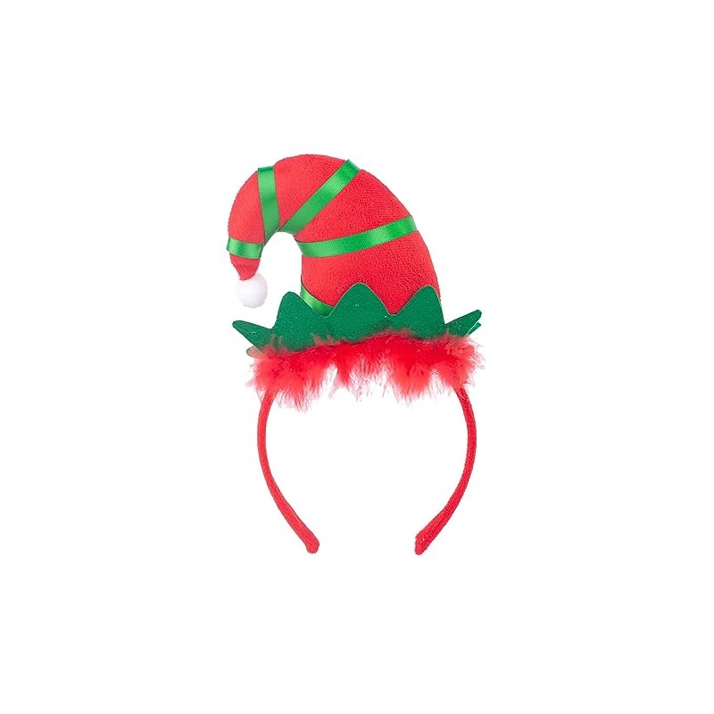 Kirei Sui Kids Christmas Elf Hat Headband Costume Red