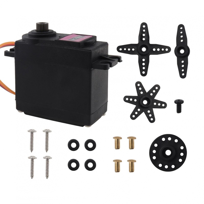 DiGiYes 2 Pack MG996R Servo Motor 180 Degree Metal Gear