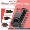 Djsanu 20 Volt 3500mAh Battery Compatible with Black & Decker