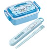 Skater ABS2AMAG-A Cinnamoroll Chopsticks and Case Set, 6.5 inches (16.5