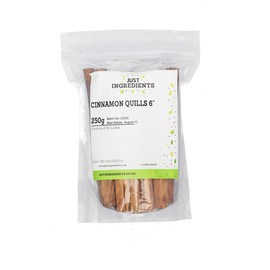JustIngredients Essentials Cinnamon Sticks/Quills, 3 Inch, 250 g