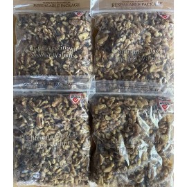 Poindexter Nut Company 4 x 1 lbs Super Fresh California Shelled WALNUTS JUNE 2025 NO GMO Total 4 lbs