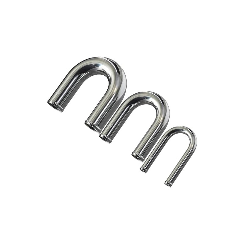 76mm (3 Inch) OD 180 Degree Elbow Aluminium Intercooler Pipe