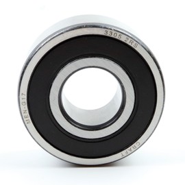 Parts and Parts Angular Contact Ball Bearing 3305 2RS 25 x 62 x 25.4 mm, DIN 628, Double Row, Low Friction, Sealed Bearing for Radial & Axial Loads, Ideal for Industrial and Automotive Applications