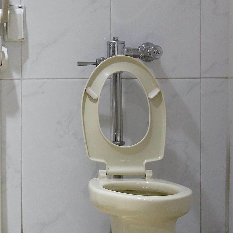 Lotsdonxia Toilet Seat Bumper Set – Noise Dampening Plastic Buffer
