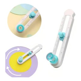 HCGSAS Cortador De Círculos Versátil Con Escala Clara Para Manualidade Para Scrapbooking Y Diy Herramienta