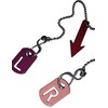 Radiography Pink/Fuchsia Tablet and FB Markers with Chain for Radiographers