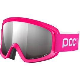 POC ito Opsin Ski Goggles for Children for Optimal Vision, UV Protection, Fluorescent Pink/Partly Sunny Silver