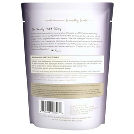 Truly AIP Ginger Turmeric Herbal Tea - AIP Compliant & Caffeine Free - Whole 30, Paleo Friendly - Sugar Free, Seed Free - Completely Natural Ingredients (Loose Leaf 22 Servings)