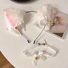 Cosplay Girl fluffy cat ear headdress accessories with collar set,