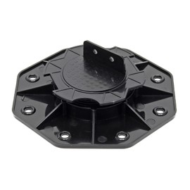 Wiltec Stilt Bearing for Patios, 2700 kg, 18-25 mm, Height-Adjustable Base for Decking, Panels and Planks