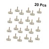 SHINEOFI 20PCS Non Slip Clear Plastic Furniture Leg Pads with
