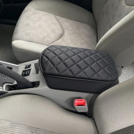 Center Console Cover Pad for Toyota Rav4 2006-2012, Custom Middle Console Lid Protector, Armrest Cover for Car, Vegan Leather, Interior Accessories