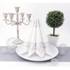 50 Napkins Ornaments 40 x 40 cm Fabric-Like Airlaid Ornaments,