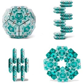 Magnetic Fidget Sphere – 12 Pcs Magnet Fidget Toy for Ages 14+ & Adults, Magnetic Desk Toy for Stress Relief, Travel Gift & Sensory Play