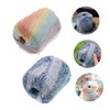 OHPHCALL 2pcs Cotton Hand Knitting Yarn Soft Woolen Line for