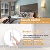 GOODATE Plug in Wall Sconces, Stepless Colors 2700K-6500K & Stepless