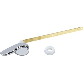 Master Plumber 201CP, Adjustable Toilet Tank Lever, Replace 4-Inch/6-Inch/8-Inch, Bendable Arm, Universal Design, Chrome