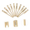 ULTECHNOVO 10pcs Bamboo Test Tube Holder Clips Laboratory Accessory for
