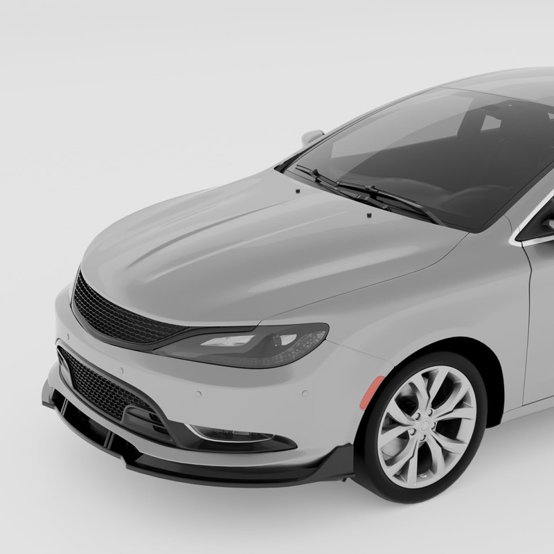 NARPES Front Bumper Lip Splitter Compatible with Chrysler 200 200C