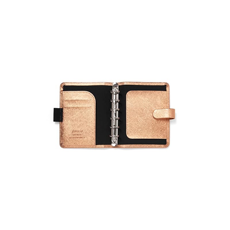 FILOFAX Saffiano Pocket Organiser Rose Gold 2025