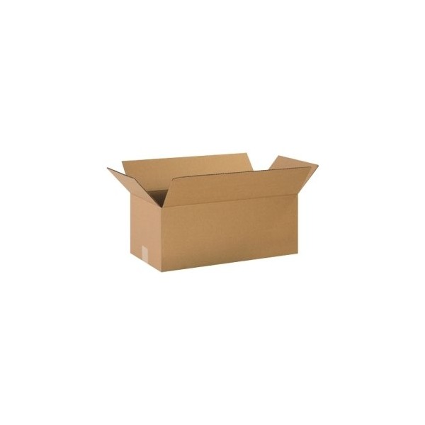 Aviditi 20108 Long Corrugated Cardboard Box 20" L x 10" W x 8" H, Kraft, For Shipping, Packing and Moving (Pack of 20)
