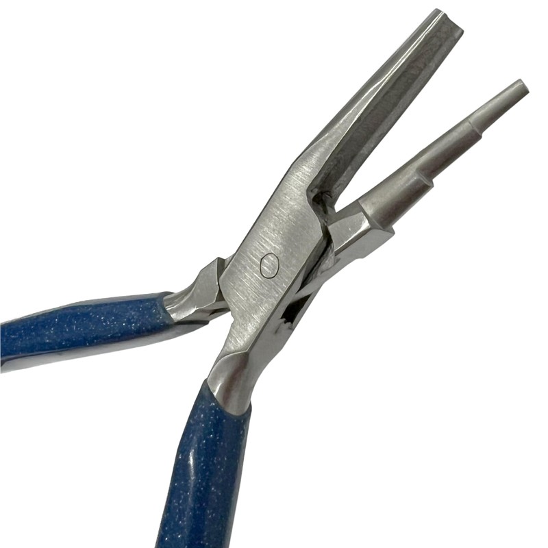 Jewellers Tools FORMING THREE STEPS JUMP RING LOOP CLOSING PLIERS