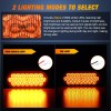 Nilight 5.5 Inch Aluminum Housing Tail Light 2 PCS 24