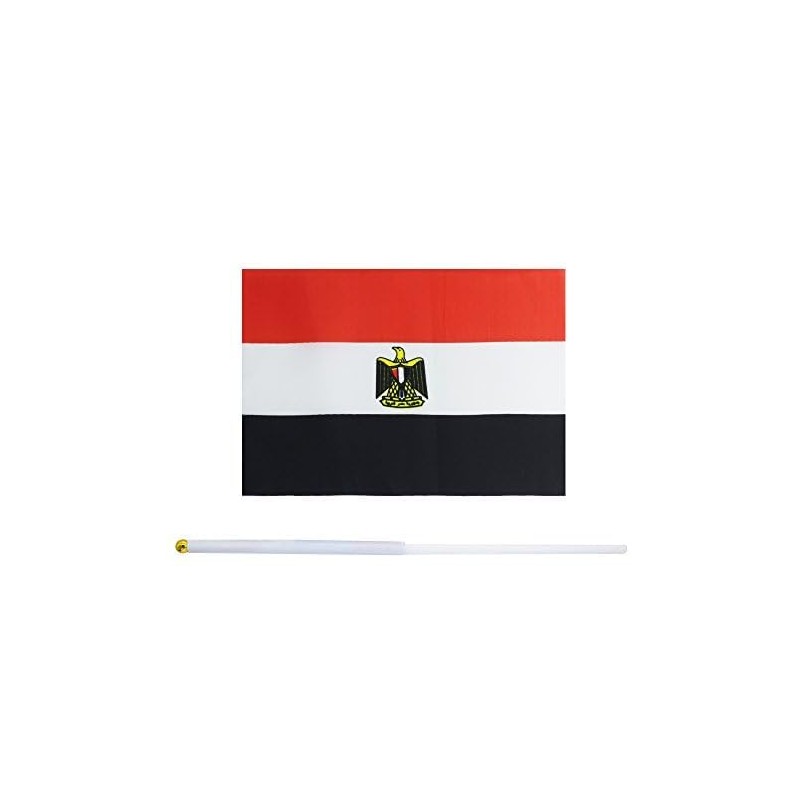 5 Pack Egypt Egyptians Mini HandHeld Stick Flag,Suitable For Various