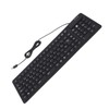 Keyboard 108 Key Spanish USB Wired Portable Foldable Quiet Waterproof
