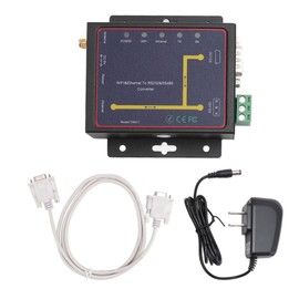 Serial Device Server Converter RJ45 Ethernet WiFi to RS232 RS485 Duplex Transmission Serial to Ethernet Converter US Plug 100‑240V