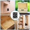 Pack of 10 Hinge, Foldable, 44 mm x 31 mm,