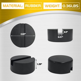 TONDA Floor Jack Rubber Pad and 4 Way Lug Wrench